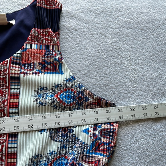 Christopher Banks | Women’s Maxi Dress Plus 14 Micro Pleat Satin Stretch Boho - Picture 8 of 13